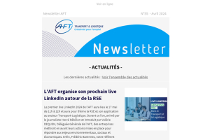 Newsletter AFT - N°56 - Avril 2024