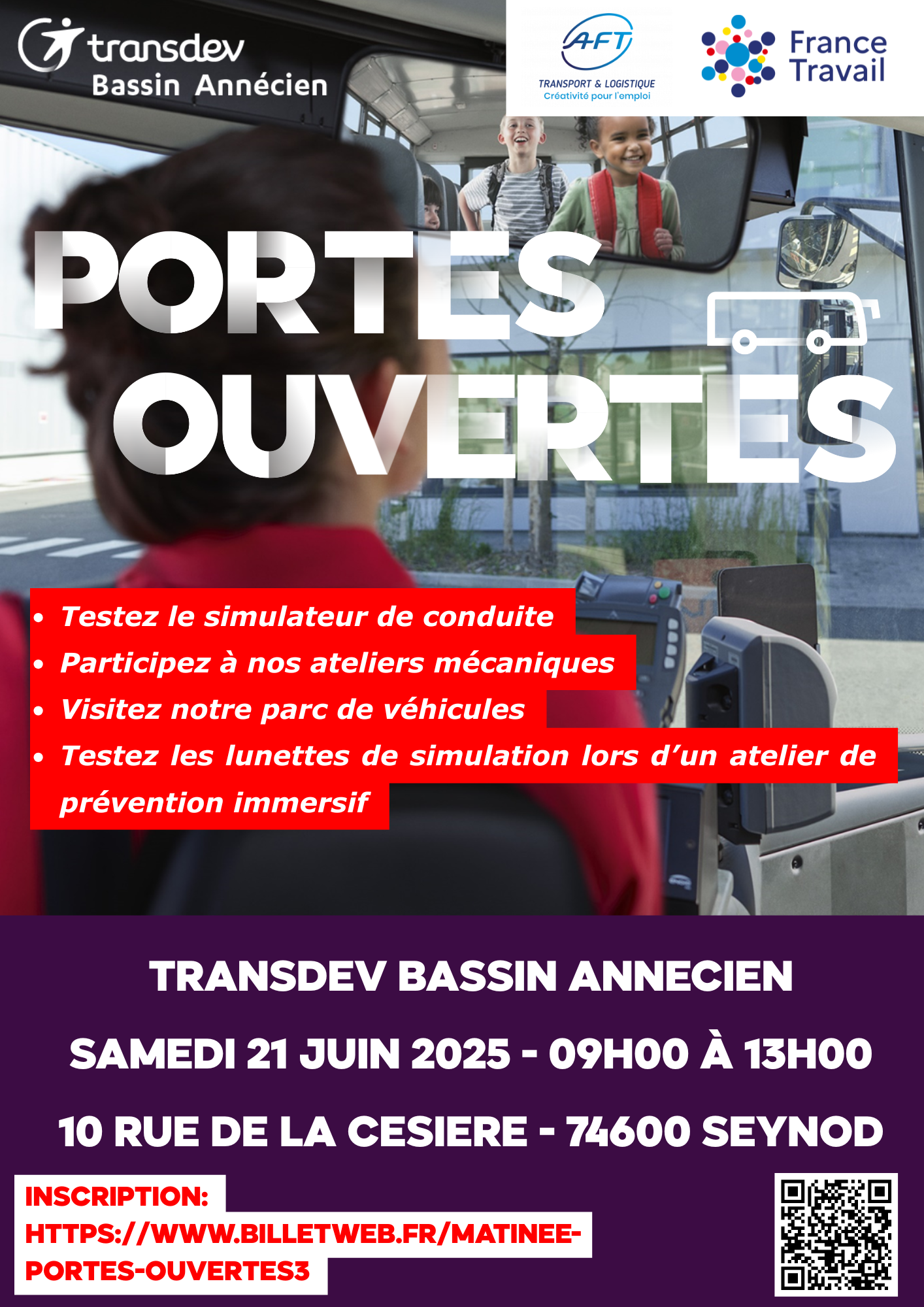 Portes Ouvertes Transdev bassin annécien