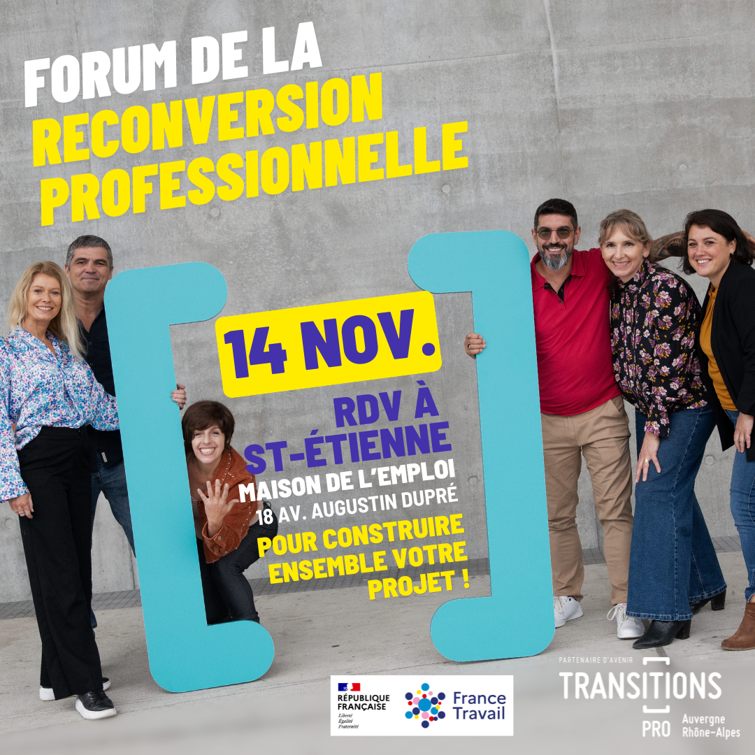 forum reconversion Saint etienne