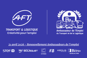 Logo de l'AFT et Ambassadeurs de l'emploi