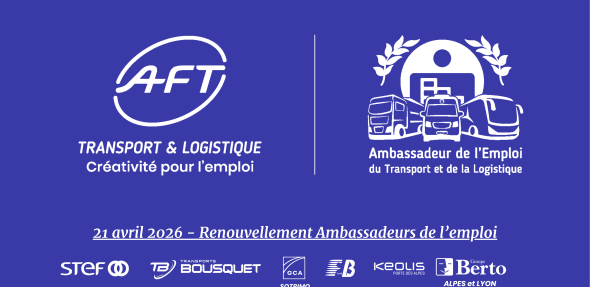 Logo de l'AFT et Ambassadeurs de l'emploi